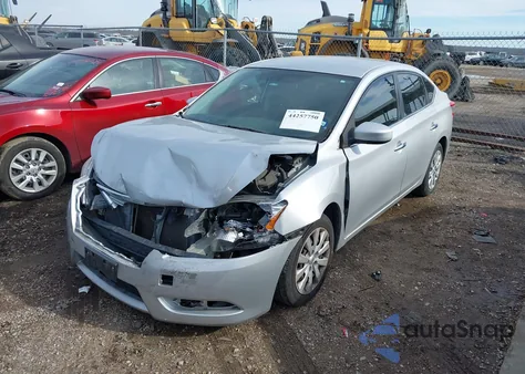 2014 Nissan Sentra Sv z USA, uszkodzony, nr VIN 3N1AB7AP2EL619215